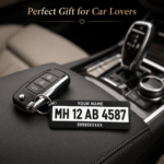 Personalized Car Number Plate Keychain – Custom Name & Vehicle Number - Image 4